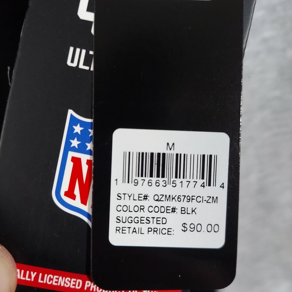 Cincinnati Bengals Hoodie Mens Medium Black Full Zip Ultra Game NFL Sweatshirt - Picture 4 of 10